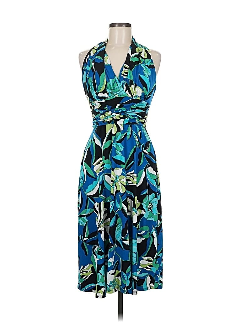 Pre-owned Evan Picone Cocktail Dress In Blue