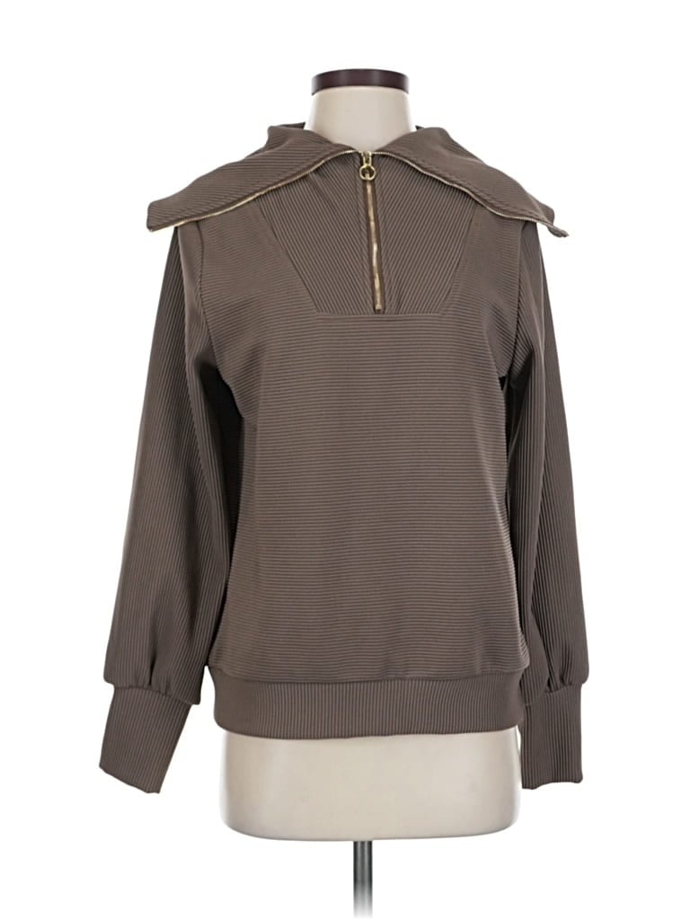 Pre-owned Unbranded Sweatshirt In Brown