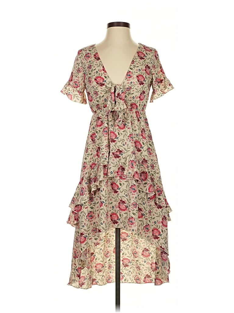 Pre-owned Nasty Gal Inc. Casual Dress In Brown