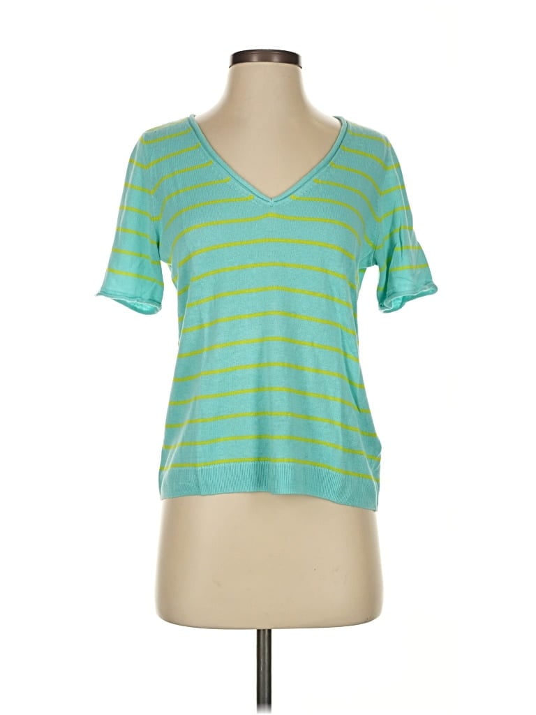 Pre-owned J.crew Factory Store Cardigan Sweater In Blue