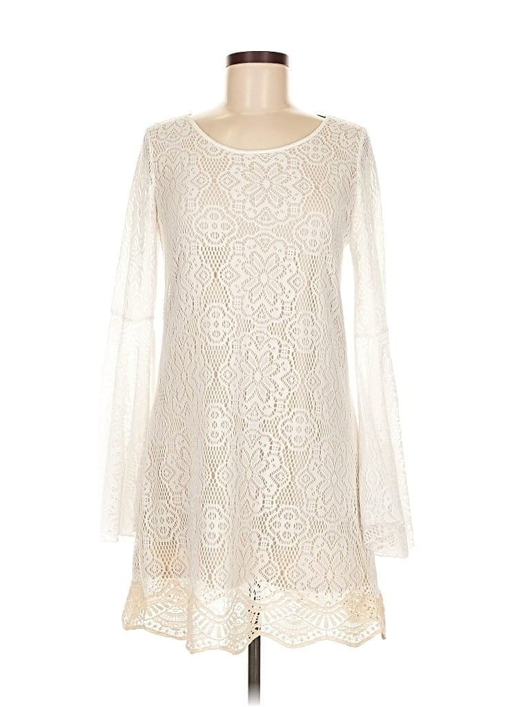 Pre-owned Ryan Michelle Cocktail Dress In White