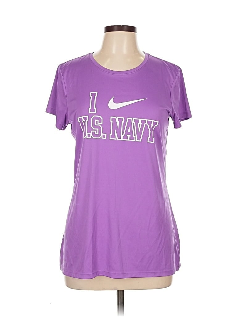 NIKE Pre-owned Short Sleeve T-shirt In Purple