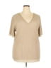 Zara Tan Short Sleeve Top Size M - photo 1