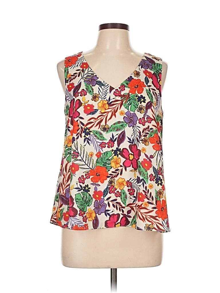 Pre-owned Tabitha Webb Sleeveless Blouse In Orange