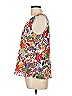 Tabitha Webb Orange Ivory Sleeveless Blouse Size L - photo 5