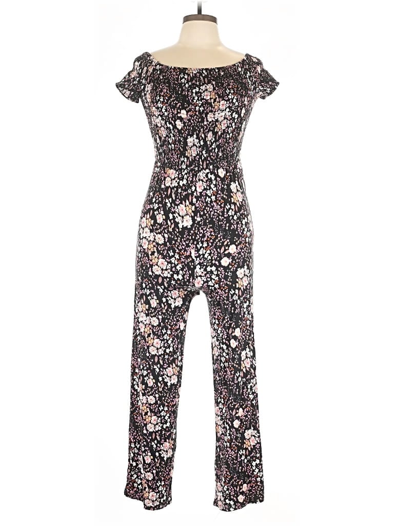 Pre-owned Love, Fire Jumpsuit In Black