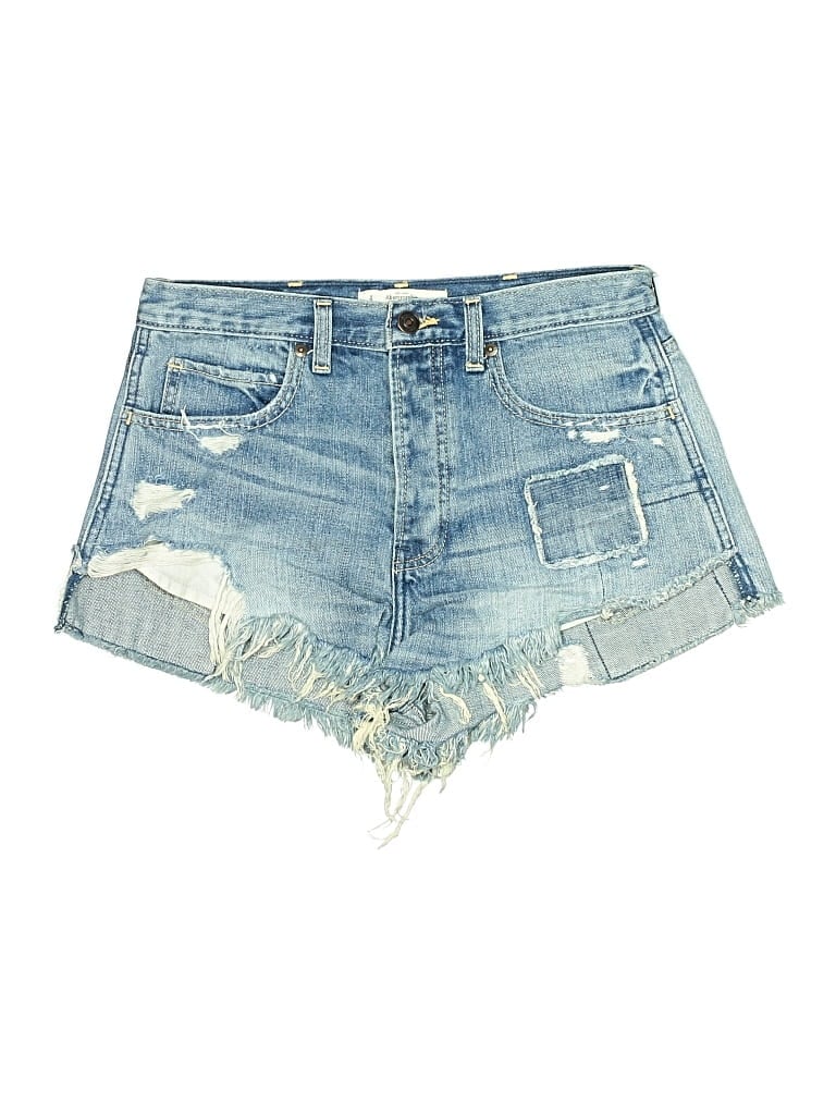 ABERCROMBIE & FITCH Pre-owned Denim Shorts In Blue