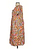 Unbranded 100% Polyester Paisley Orange Casual Dress Size S - photo 5