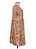 Unbranded 100% Polyester Paisley Orange Casual Dress Size S - photo 4