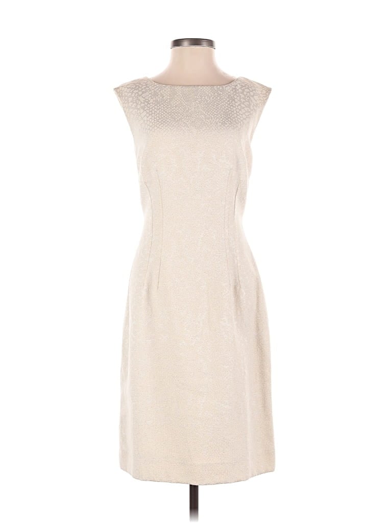 Pre-owned Tahari By Asl Cocktail Dress In White