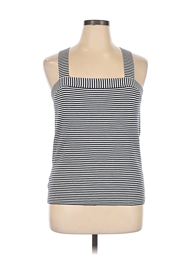 Pre-owned Ann Taylor Loft Outlet Sleeveless Top Gray Halter Neckline Tops