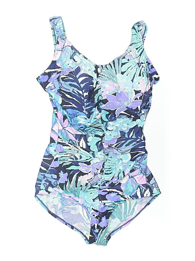 Pre-owned Unbranded One Piece Swimsuit In Blue