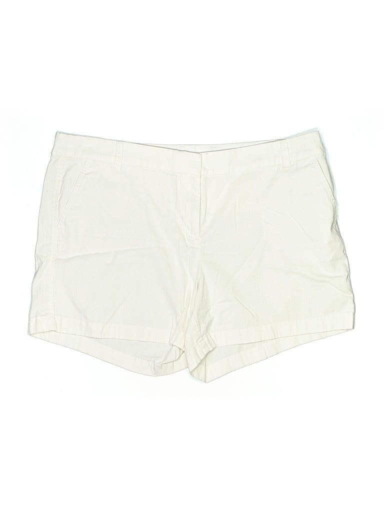Pre-owned J.crew Factory Store Shorts In White
