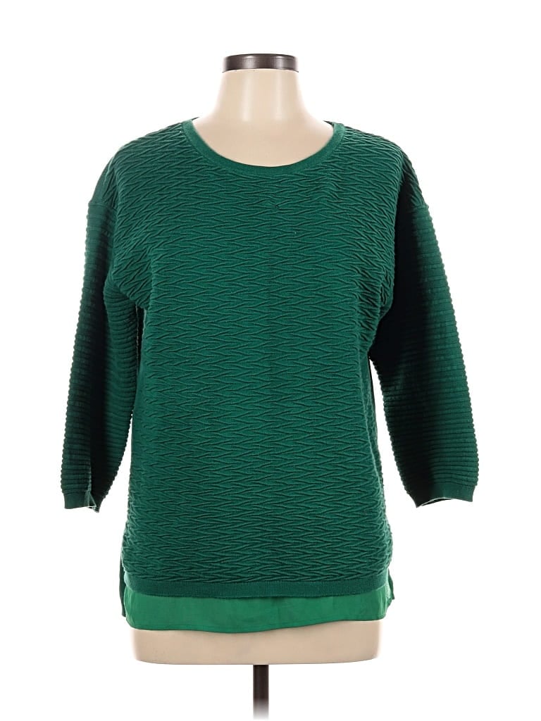 Pre-owned Trouve Pullover Sweater In Green