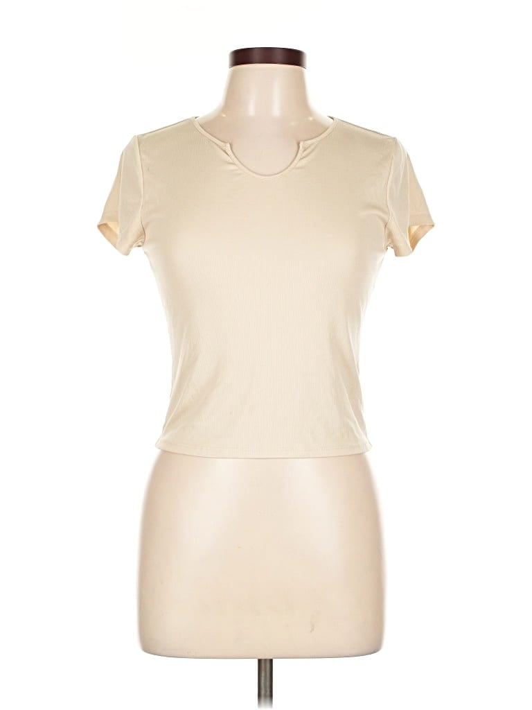 Pre-owned Love J Short Sleeve T-shirt In White