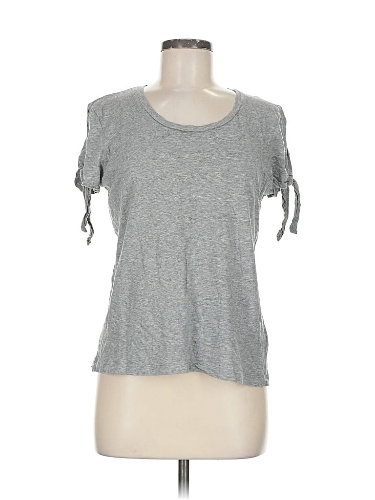 Pre-owned J.crew Factory Store Short Sleeve T-shirt In Gray