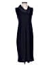 Max Mara Studio Solid Blue Casual Dress Size M - photo 1