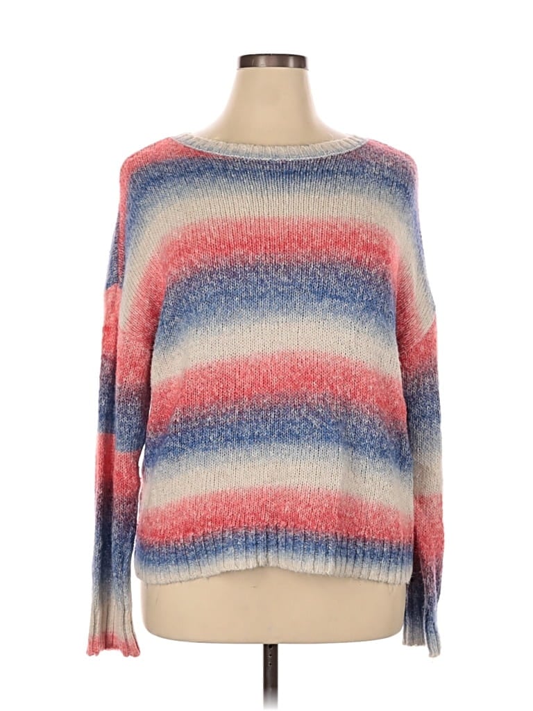 Pre-owned Ann Taylor Loft Outlet Pullover Sweater In Pink