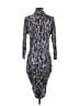 BCBGMAXAZRIA Print Silver Cocktail Dress Size S - photo 2