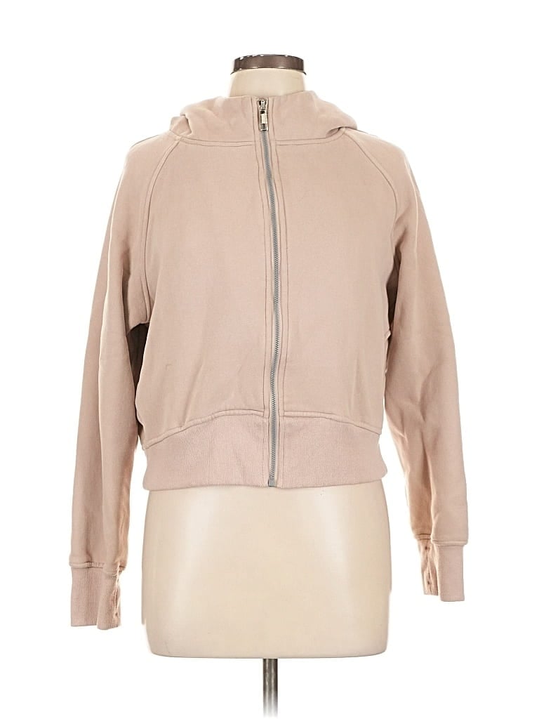 Pre-owned Trendy Queen Zip Up Hoodie In Brown