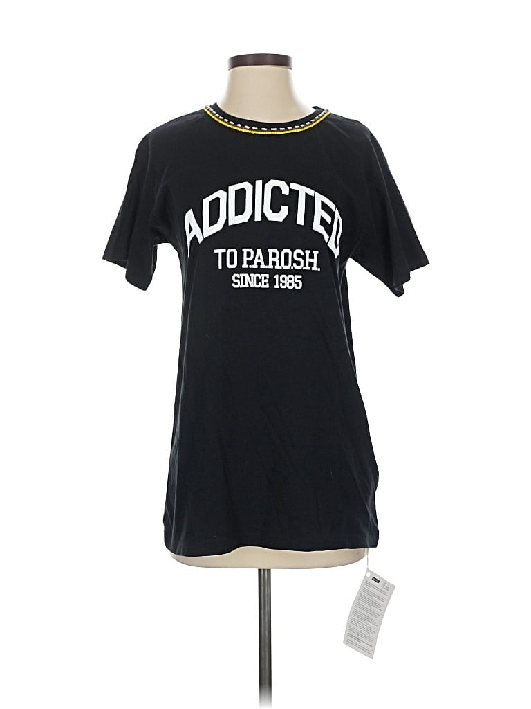 Pre-owned P.a.r.o.s.h Short Sleeve T-shirt In Black