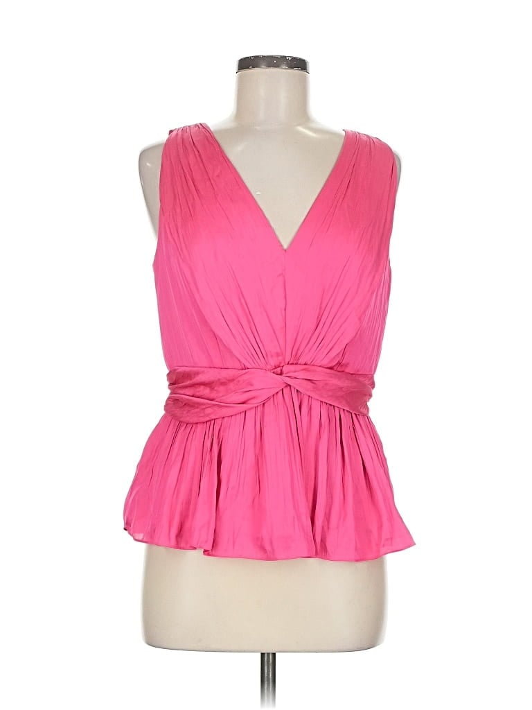 Pre-owned Bcbgmaxazria Sleeveless Blouse In Pink