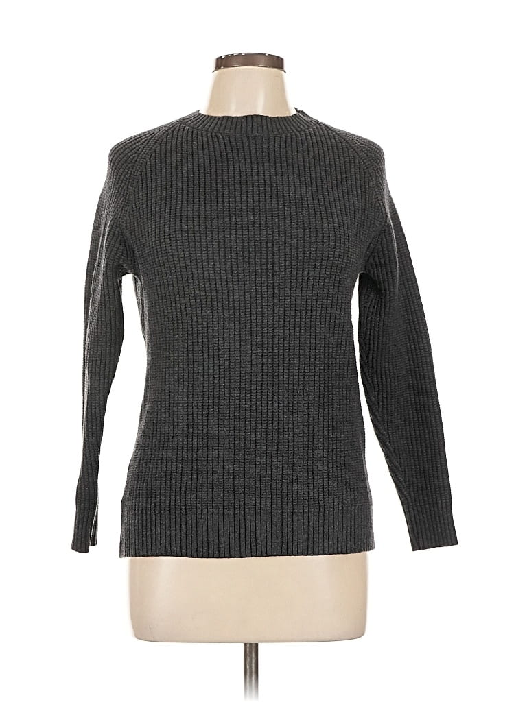 Pre-owned Unbranded Turtleneck Sweater In Gray