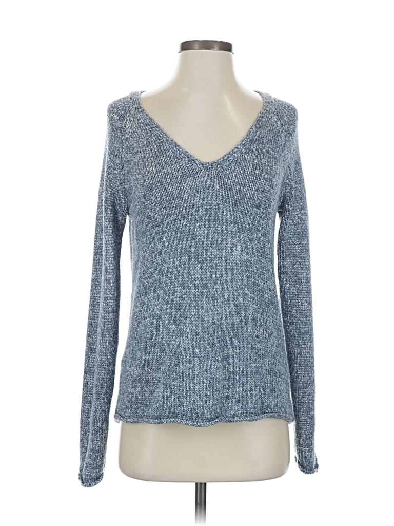 Pre-owned H&m Pullover Sweater In Blue