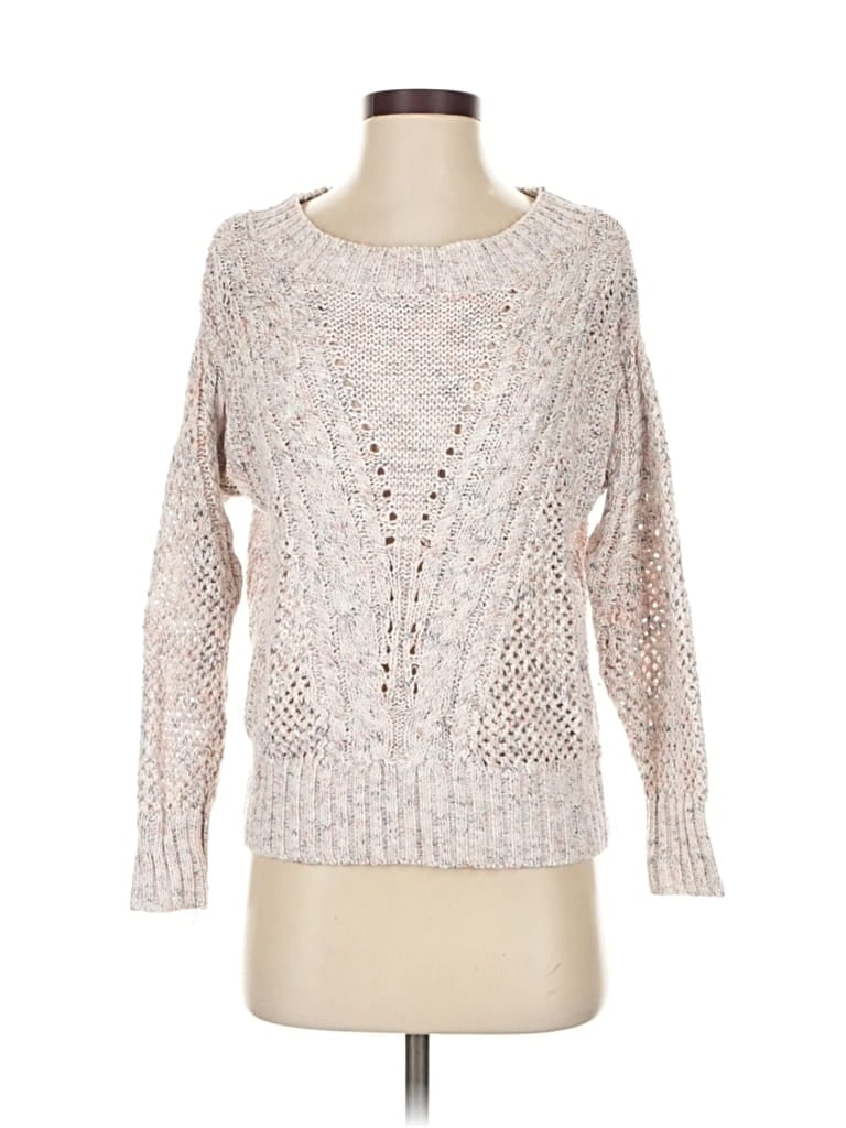 Pre-owned Line Pullover Sweater In Silver