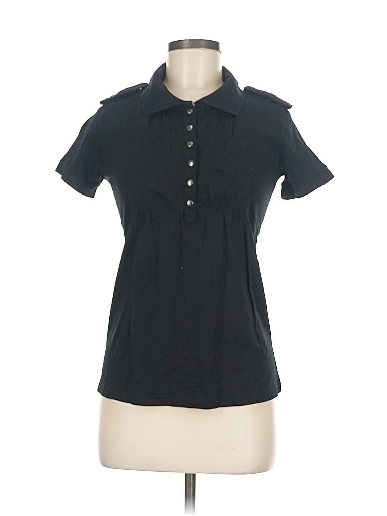 Click to view more detailed imagery on our partner's website Pre-owned Burberry Short Sleeve Polo Shirt In Black