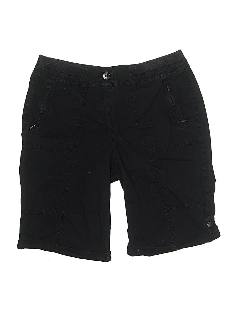 Pre-owned Chico's Cargo Shorts In Black