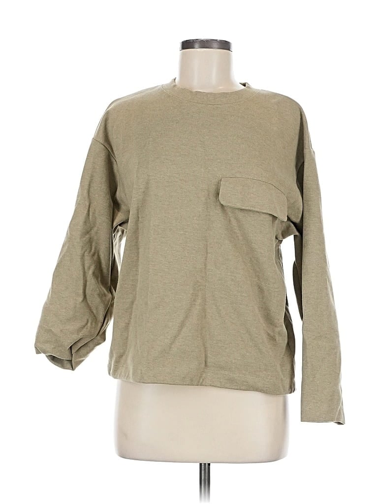 Pre-owned Uniqlo U Sweatshirt In Brown