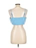 7 For All Mankind 100% Polyester Blue Tube Top Size L - photo 2