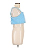 7 For All Mankind 100% Polyester Blue Tube Top Size L - photo 4