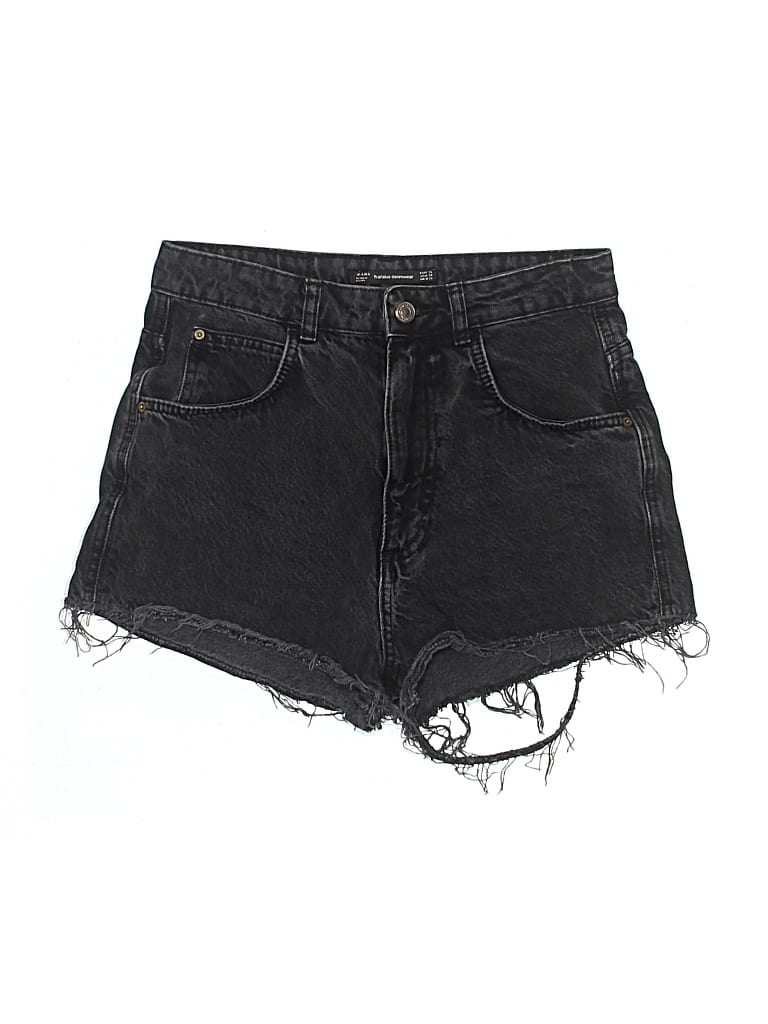 Pre-owned Trafaluc By Zara Denim Shorts In Black