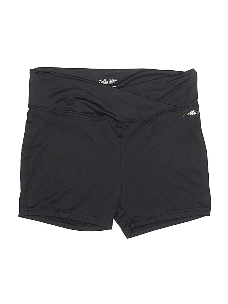 Pre-owned Justice Kids' Athletic Shorts In Black