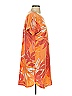 Greige Tropical Orange Casual Dress Size S - photo 4
