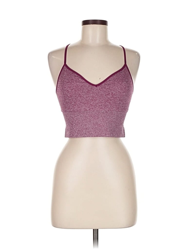 Pre-owned Victoria's Secret Pink Tank Top Burgundy Halter Neckline Tops
