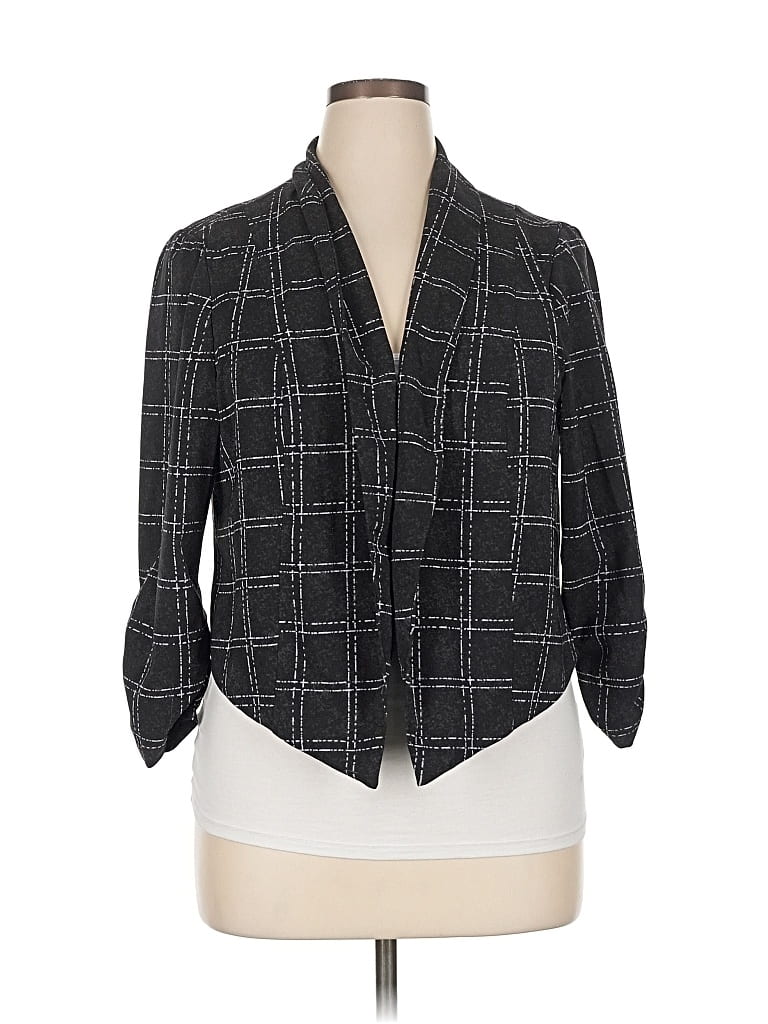 Pre-owned Torrid Blazer Jacket In Gray