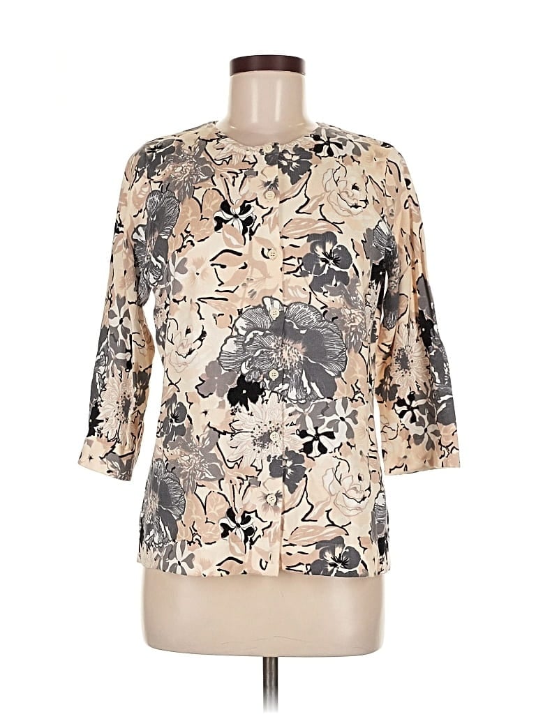 ISAAC MIZRAHI LIVE Pre-owned Cardigan Sweater In Gold