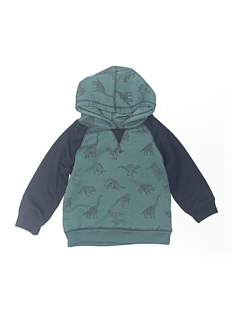 FREE PLANET Pre-owned Kids' Pullover Hoodie In Blue