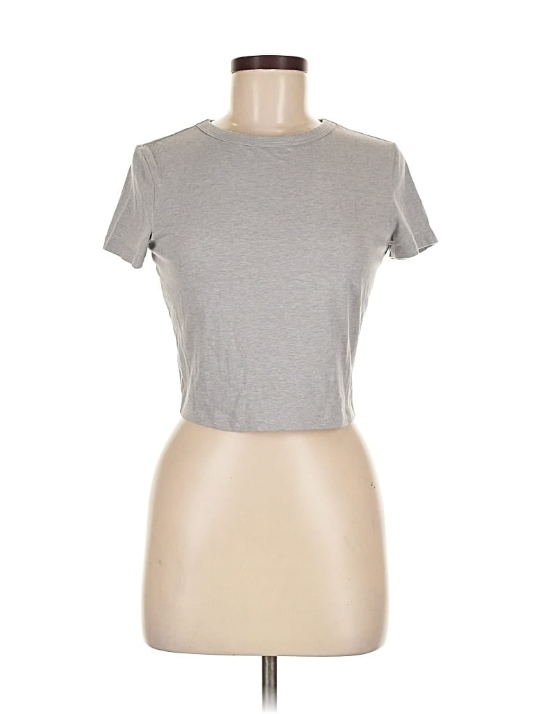 Pre-owned Wild Fable Short Sleeve T-shirt In Gray