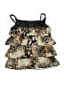 Mainstream Animal Print Brown Swimsuit Top Size 10 - photo 2