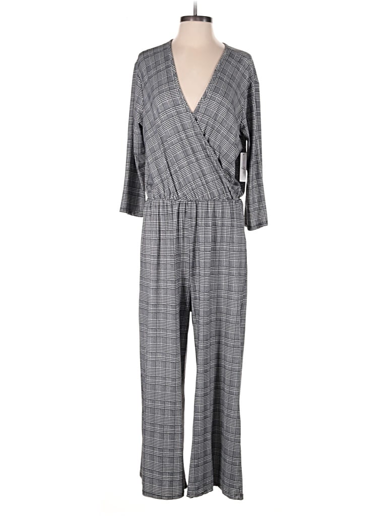 Pre-owned Thyme And Honey Jumpsuit In Gray