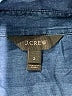 J.Crew 100% Cotton Solid Blue Long Sleeve Button-Down Shirt Size 2 - photo 7
