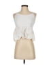 Walmart 100% Recycled Polyester White Sleeveless Top Size 1 - photo 1