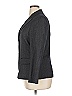Lafayette 148 New York 100% Polyester Chevron-herringbone Gray Blazer Size 14 - photo 5
