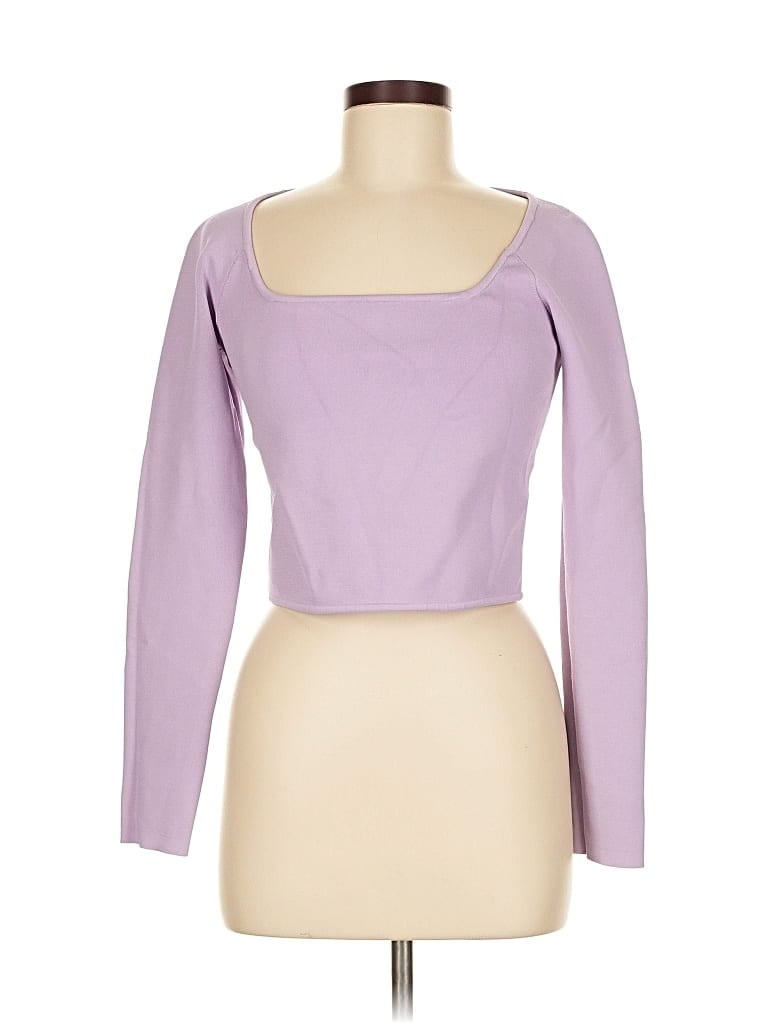 Pre-owned A.l.c Long Sleeve T-shirt In Purple