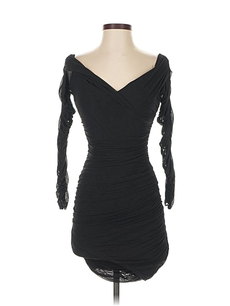 Pre-owned Selfie Leslie Cocktail Dress In Black
