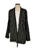 Rebellion 100% Polyester Stripes Black Blazer Size S - photo 1